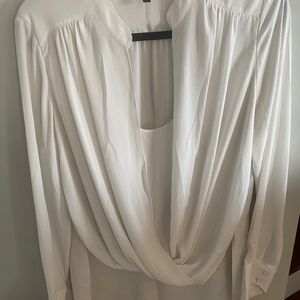 BCBG White Blouse